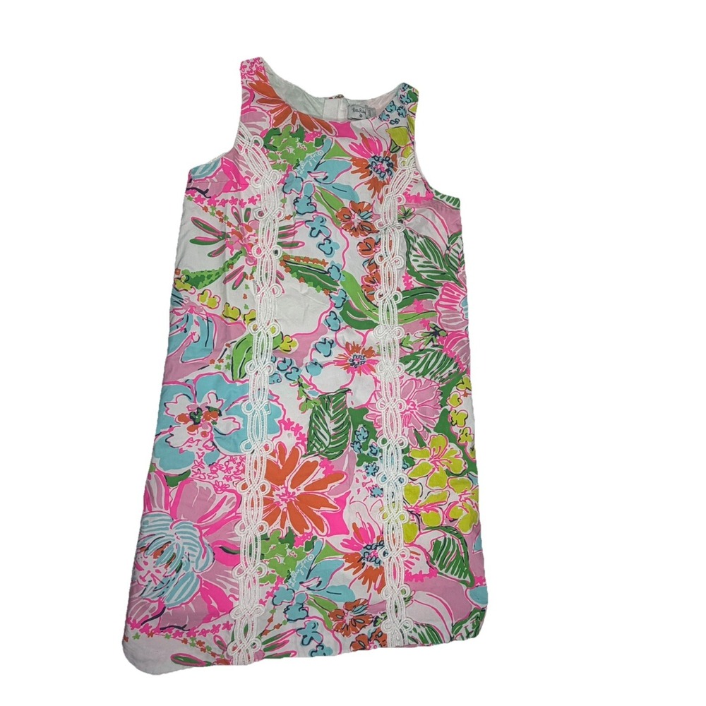 Lilly Pulitzer Target 20th Anniversary Collection Nosey Posie dress Sz 14-16